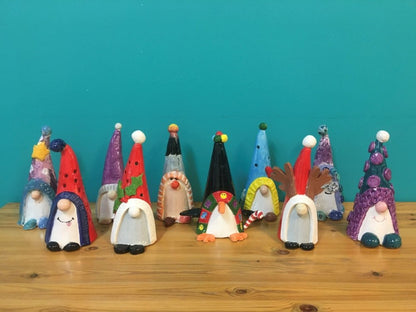 Adult Pottery Class - Christmas GNOMES - Thu 19th Oct - Colour My Pot